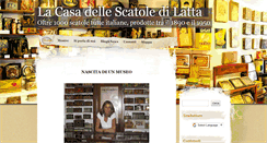 Desktop Screenshot of casadellescatole.org