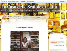 Tablet Screenshot of casadellescatole.org